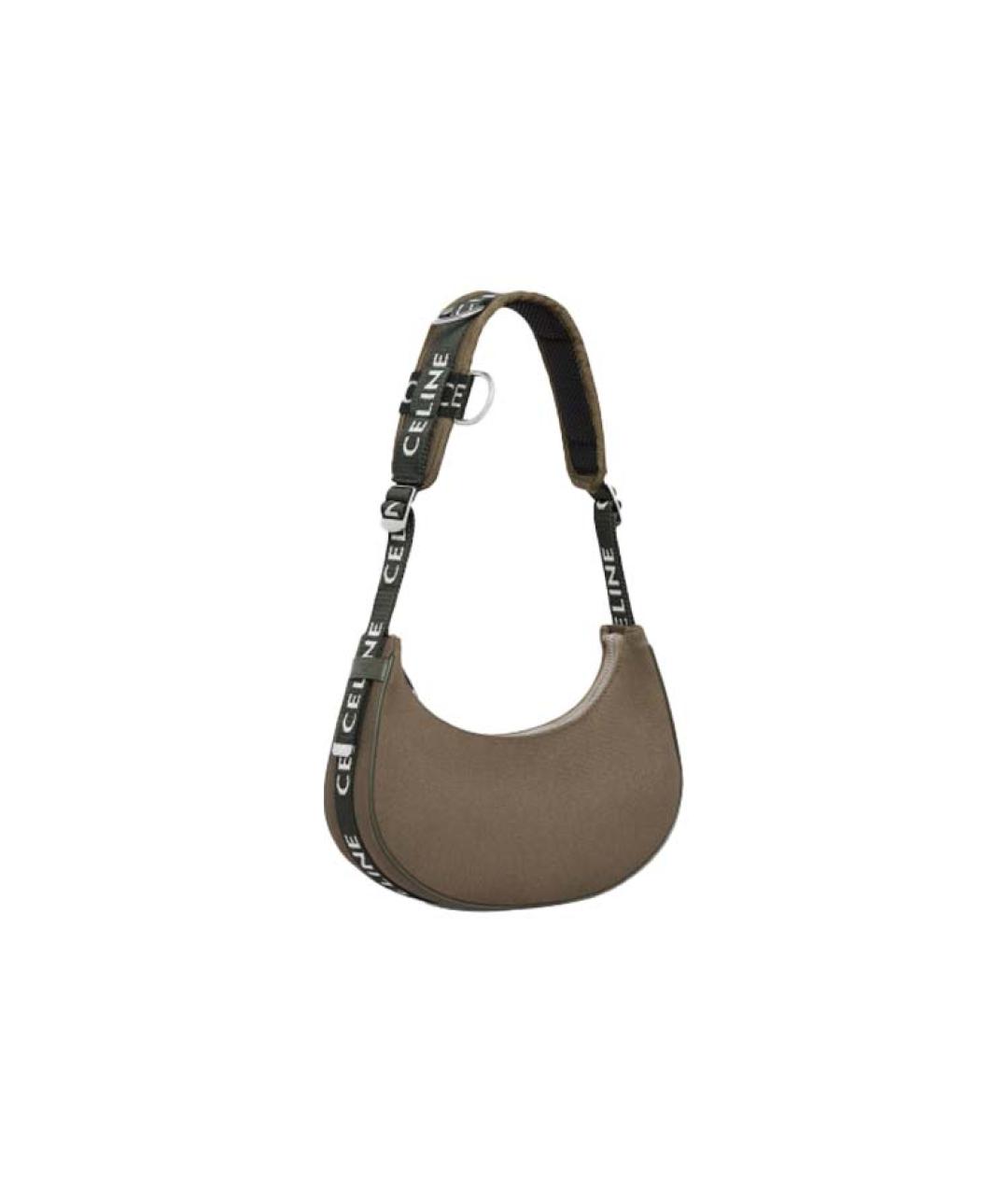 CELINE Коричневая сумка через плечо, фото 2