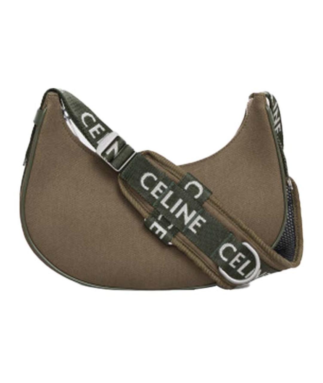 CELINE Коричневая сумка через плечо, фото 4