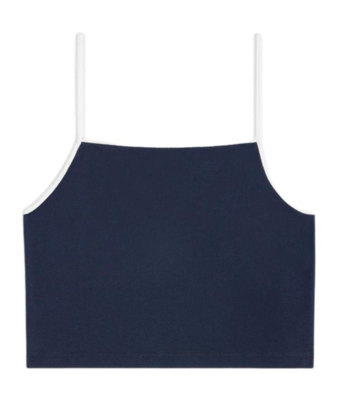 CELINE Темно-синяя майка, фото 2