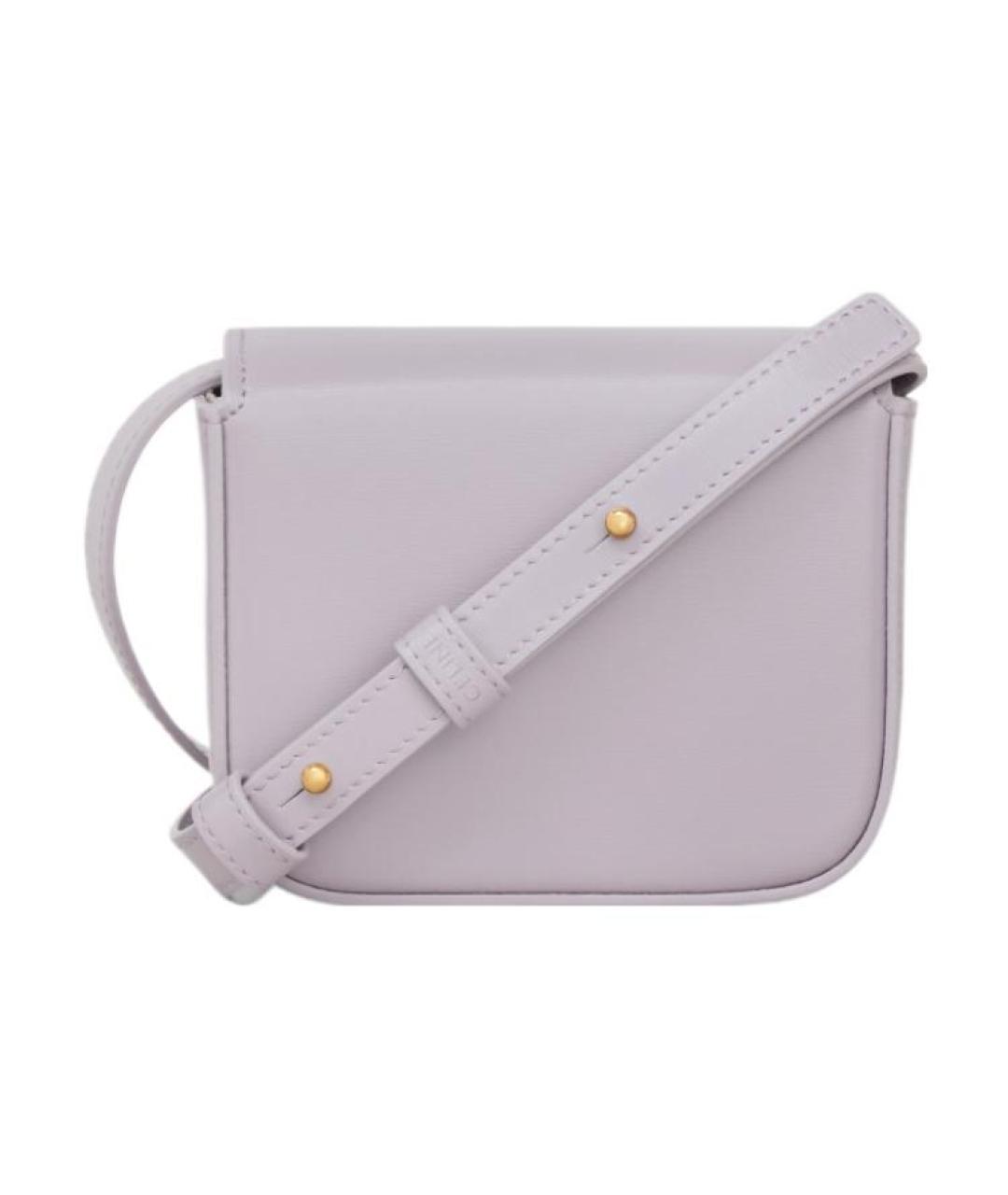 CELINE Фиолетовая кожаная сумка через плечо, фото 5