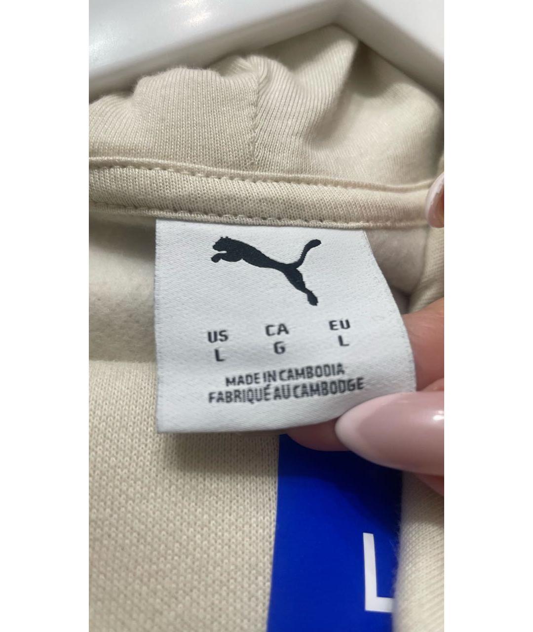 PUMA Бежевый хлопко-эластановый спортивные костюмы, фото 7