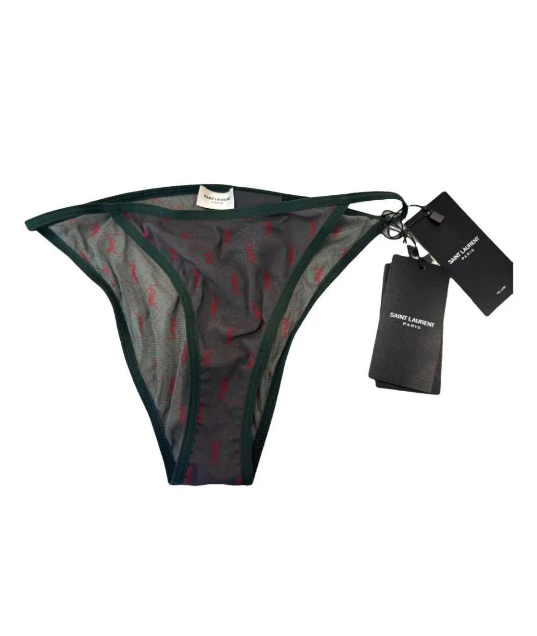 SAINT LAURENT Зеленые трусы, фото 3