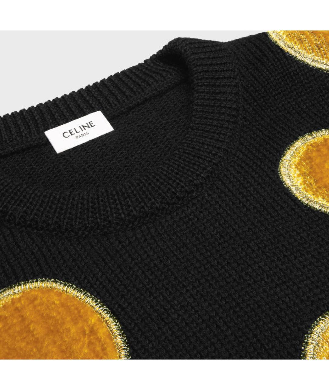 CELINE Мульти шерстяной джемпер / свитер, фото 3