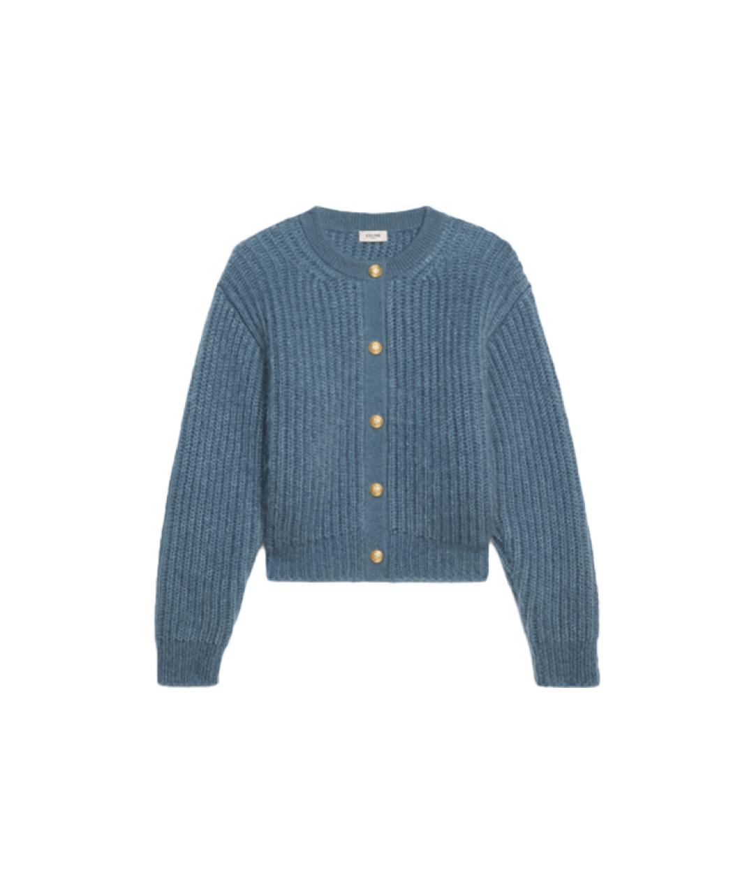 CELINE Синий кардиган, фото 1