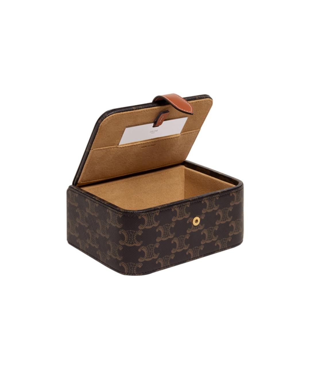 CELINE Коричневый чемодан, фото 4