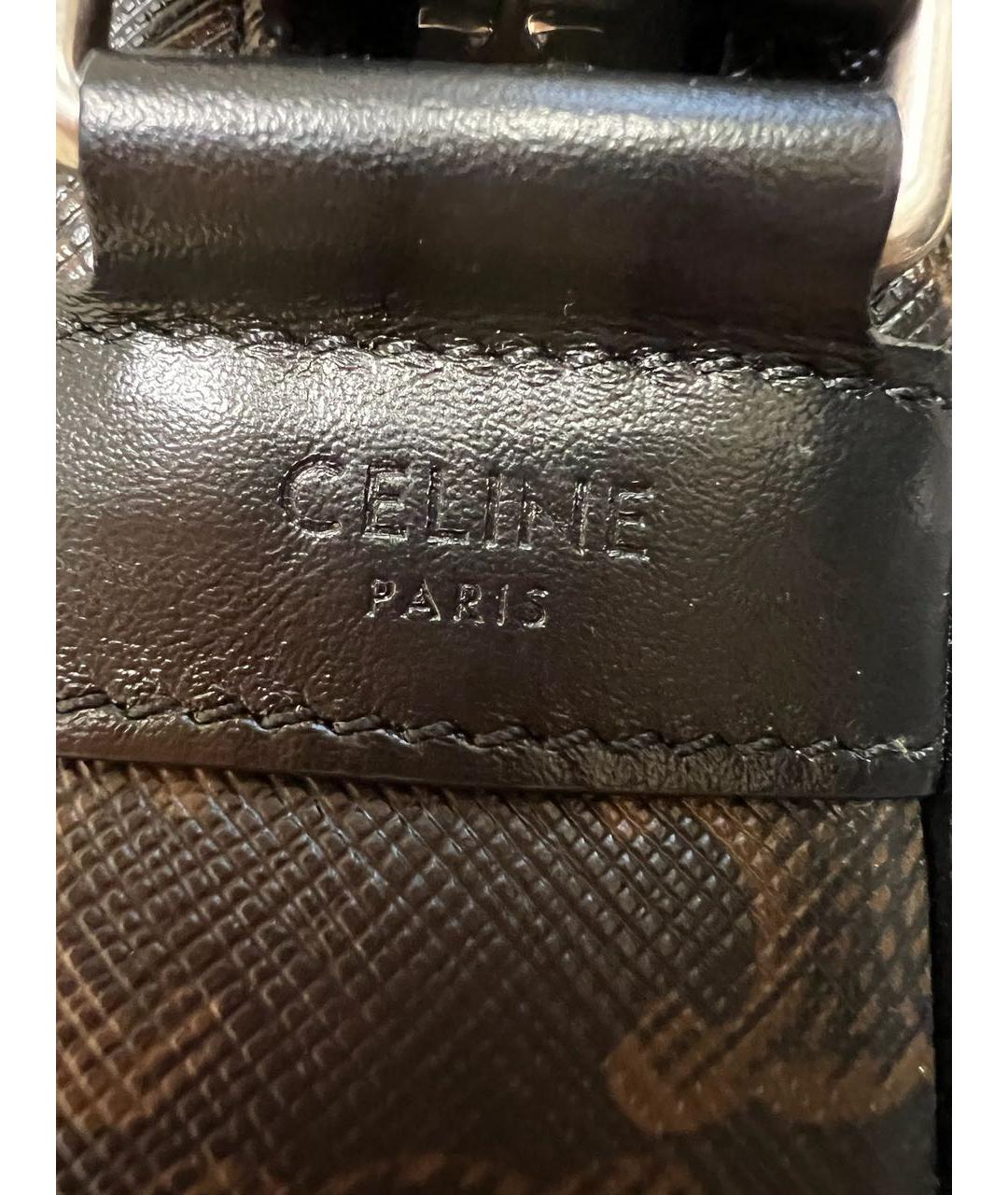 CELINE Коричневая сумка через плечо, фото 7
