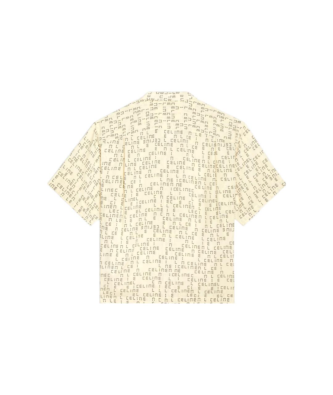 CELINE Бежевая кэжуал рубашка, фото 2
