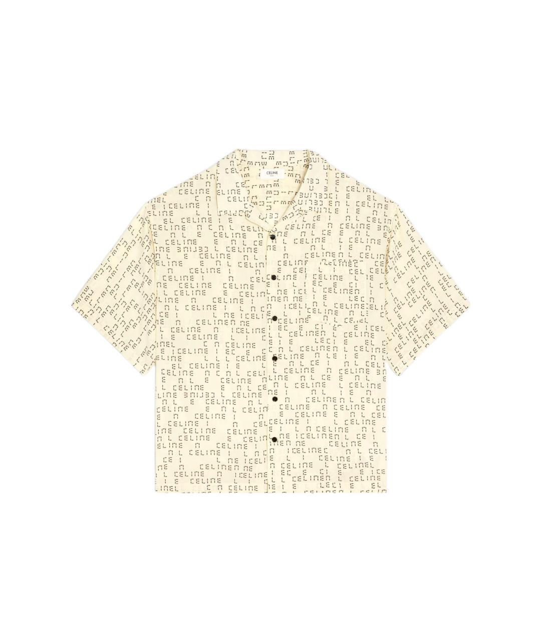 CELINE Бежевая кэжуал рубашка, фото 1