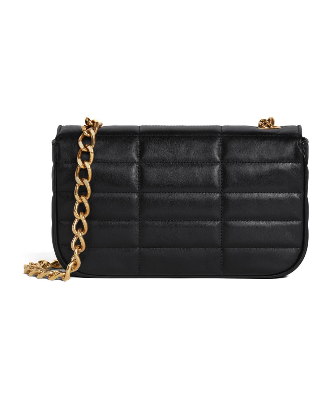 CELINE Черная кожаная сумка через плечо, фото 3