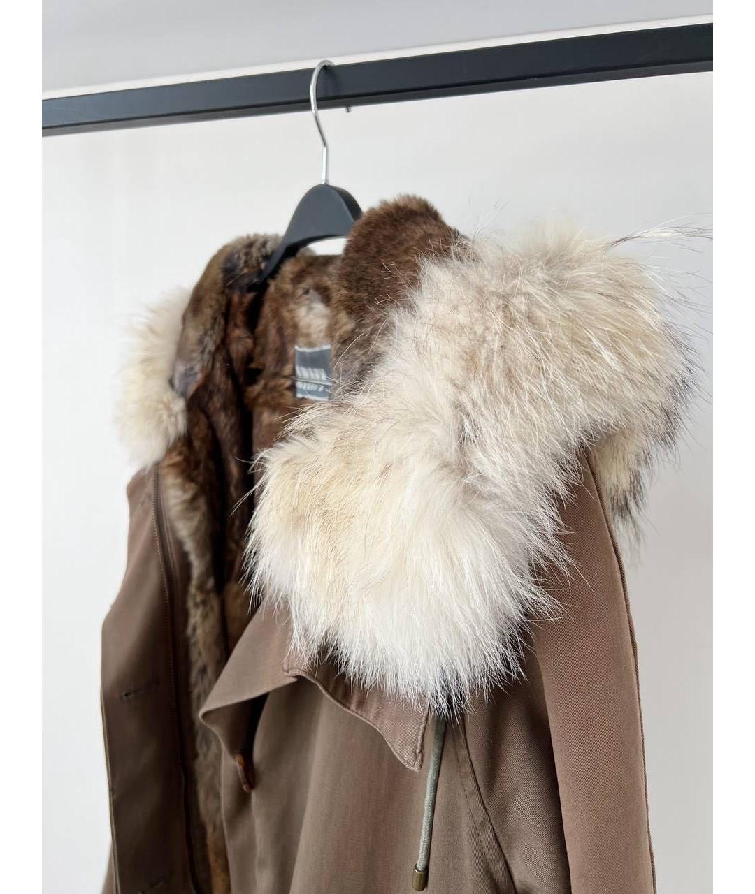 ARMY YVES SALOMON Хаки хлопковая парка, фото 7