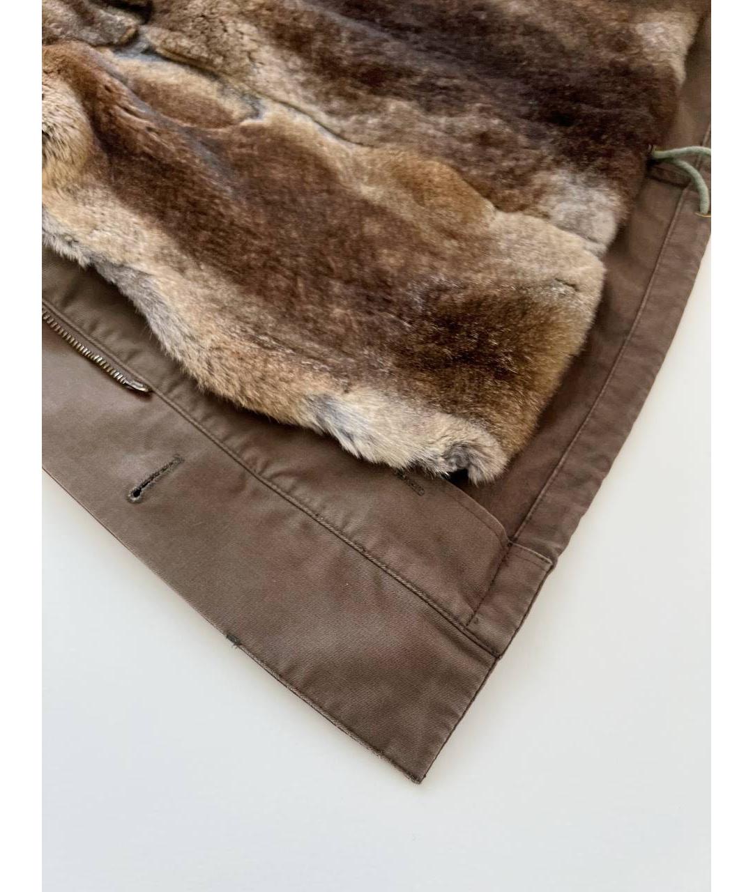 ARMY YVES SALOMON Хаки хлопковая парка, фото 6