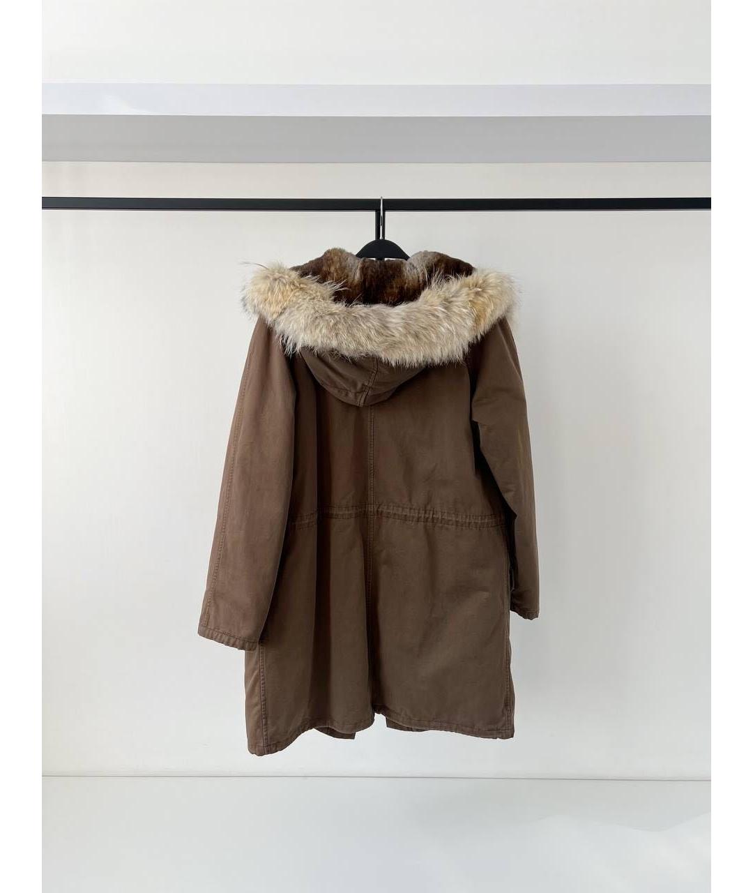 ARMY YVES SALOMON Хаки хлопковая парка, фото 3