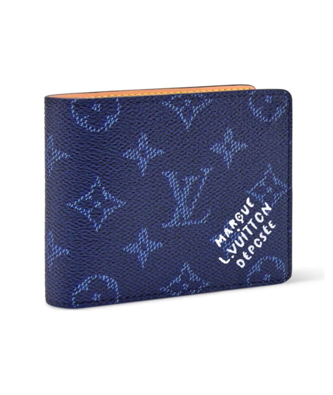 LOUIS VUITTON Темно-синий кошелек, фото 2