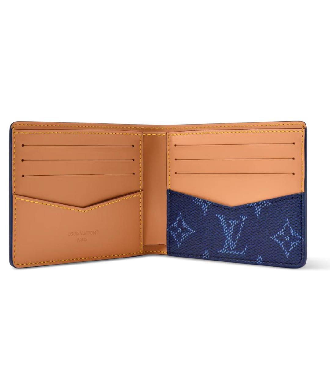 LOUIS VUITTON Темно-синий кошелек, фото 4