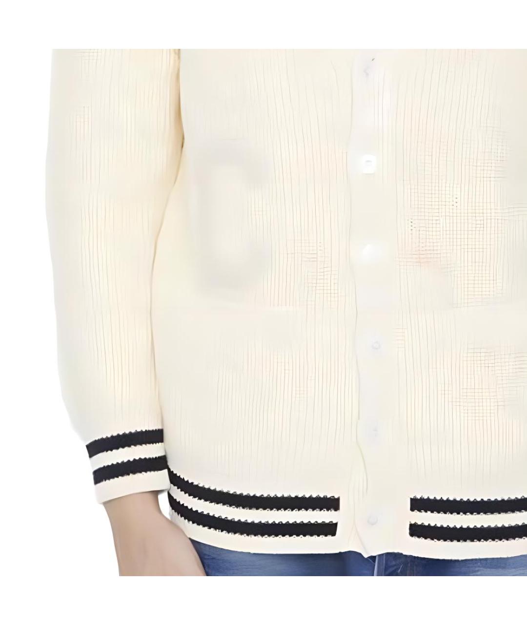 CELINE Бежевый хлопковый кардиган, фото 4