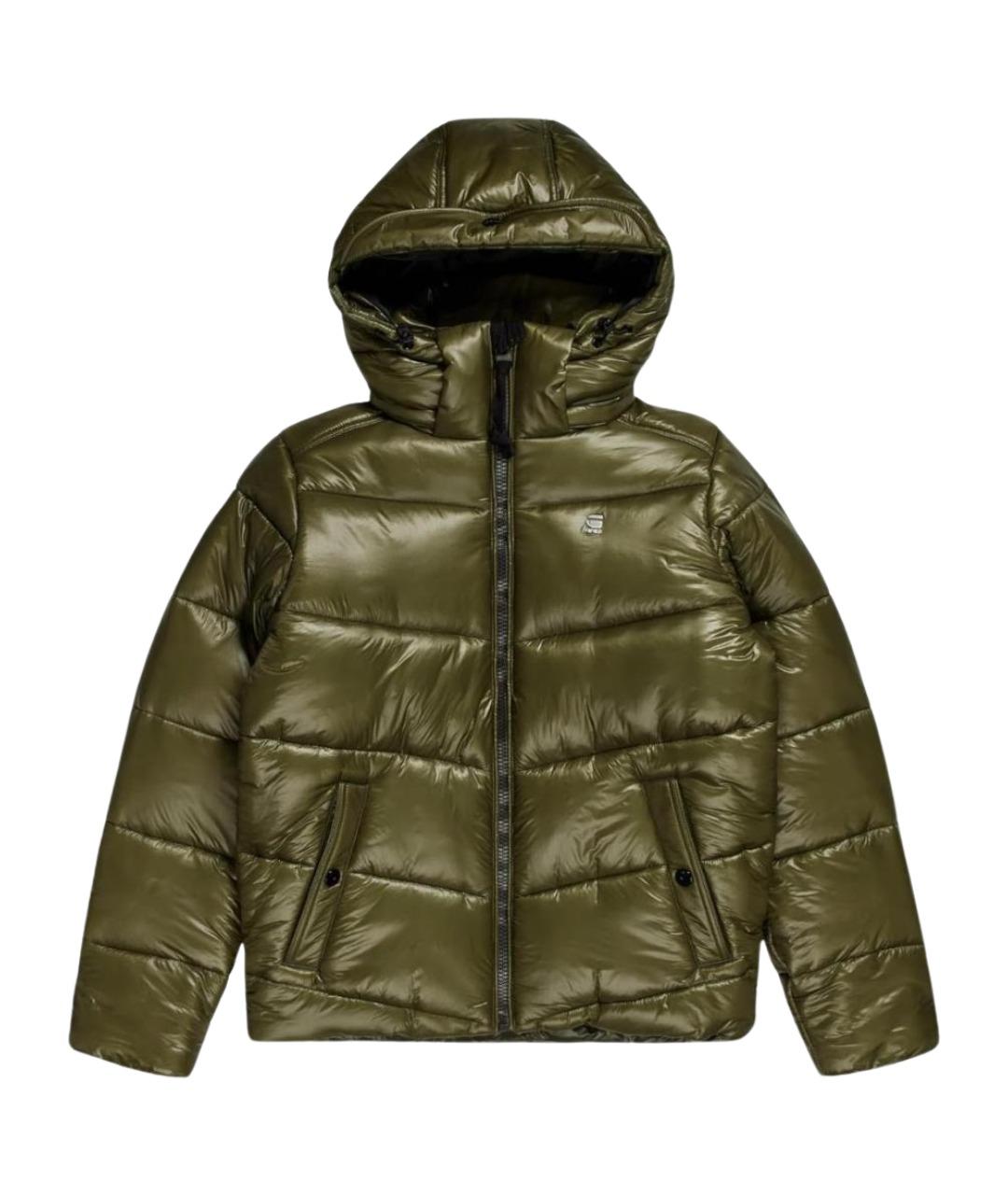 CP COMPANY Зеленый полиамидовый пуховик, фото 1