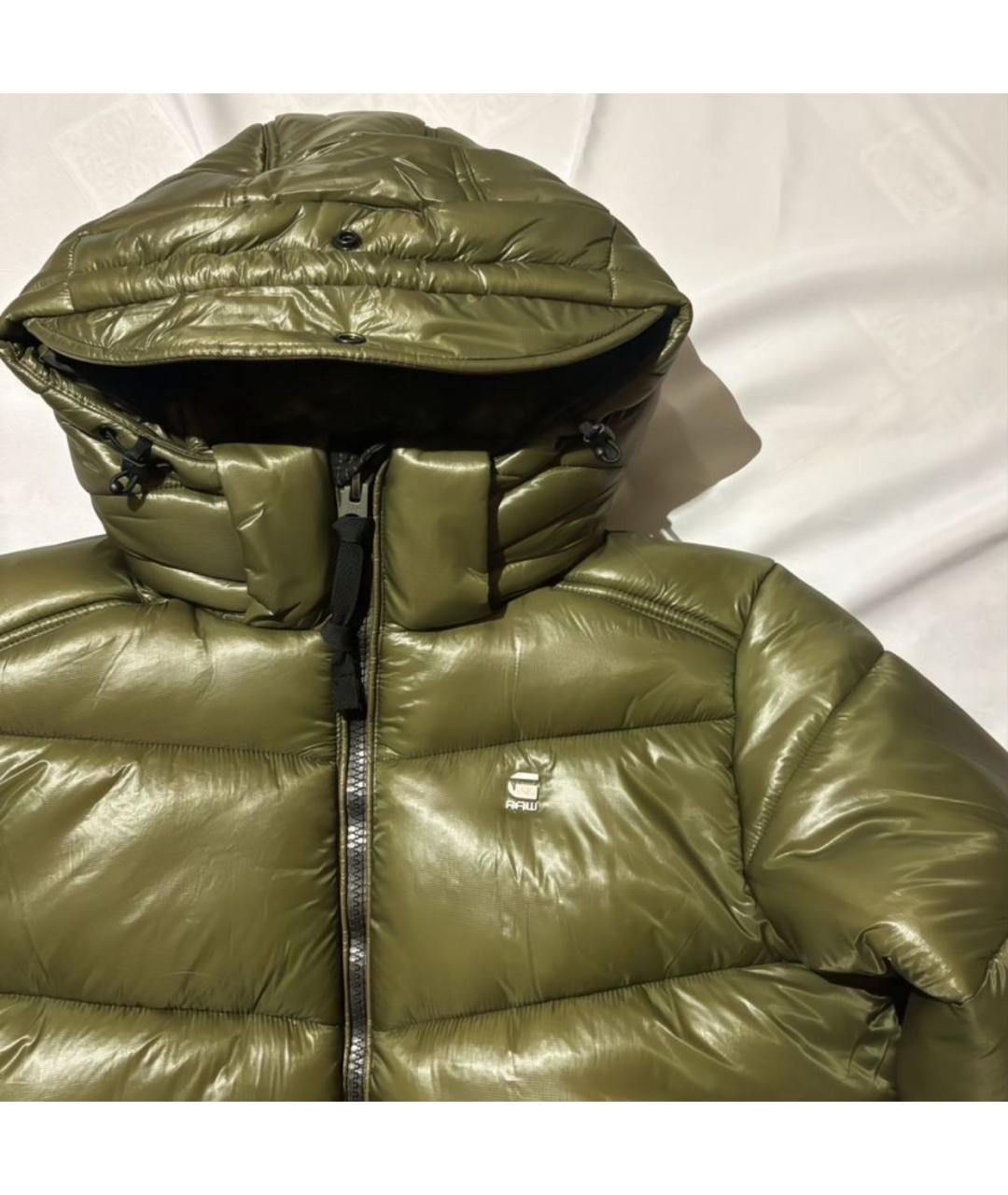 CP COMPANY Зеленый полиамидовый пуховик, фото 2