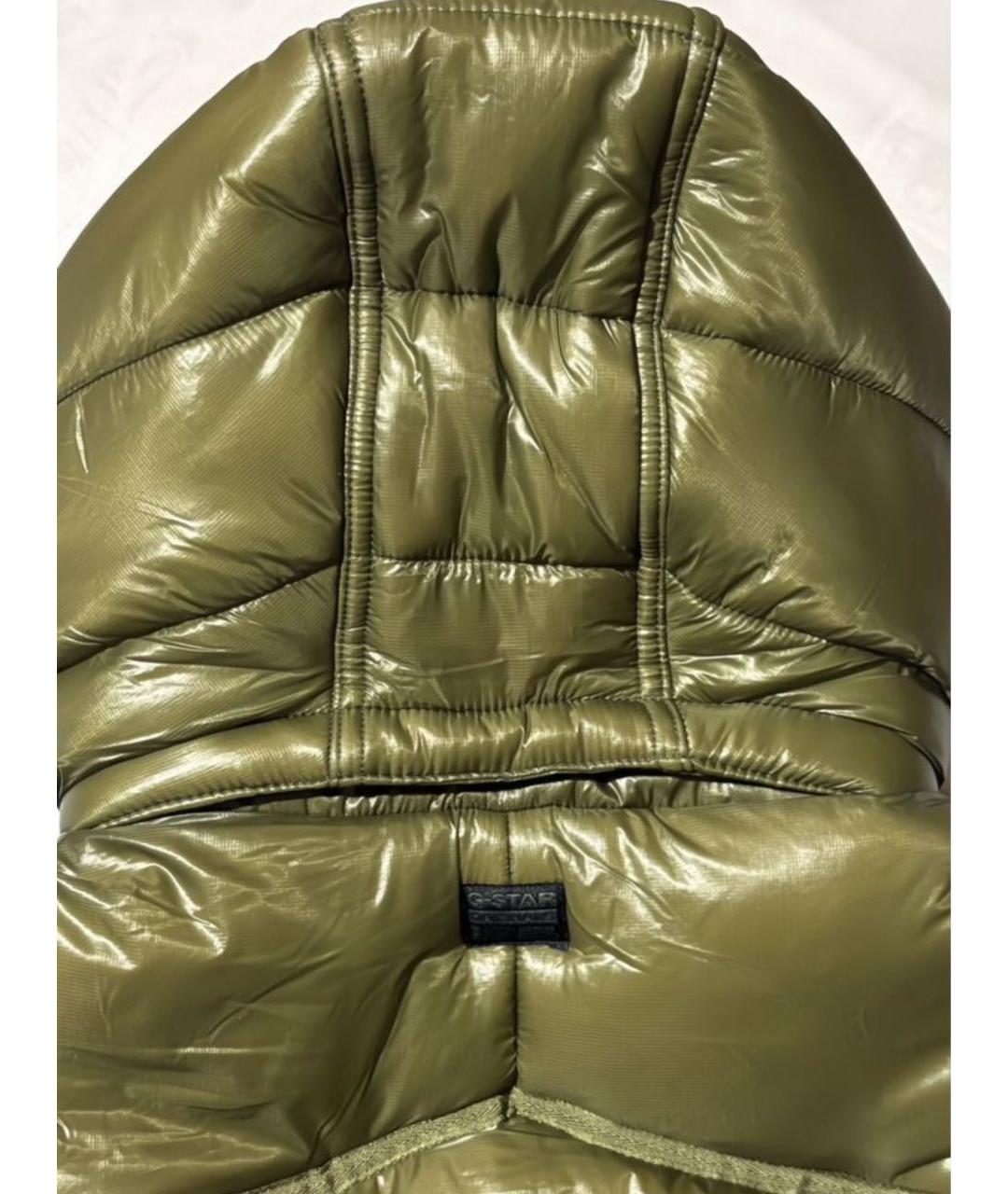 CP COMPANY Зеленый полиамидовый пуховик, фото 4