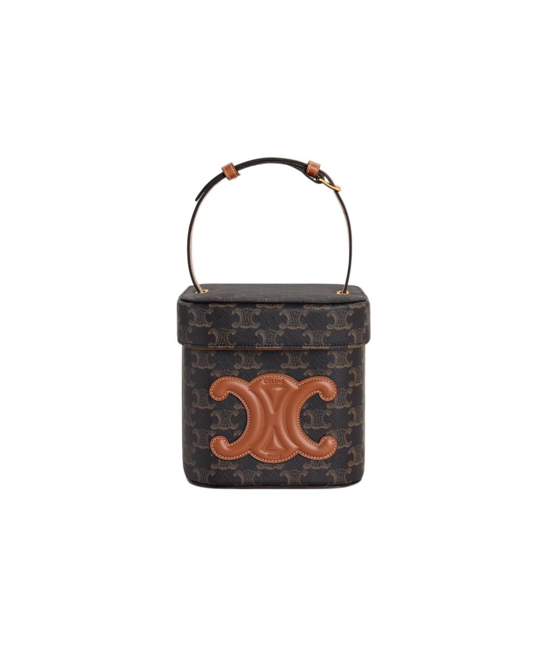 CELINE Коричневая сумка через плечо, фото 1