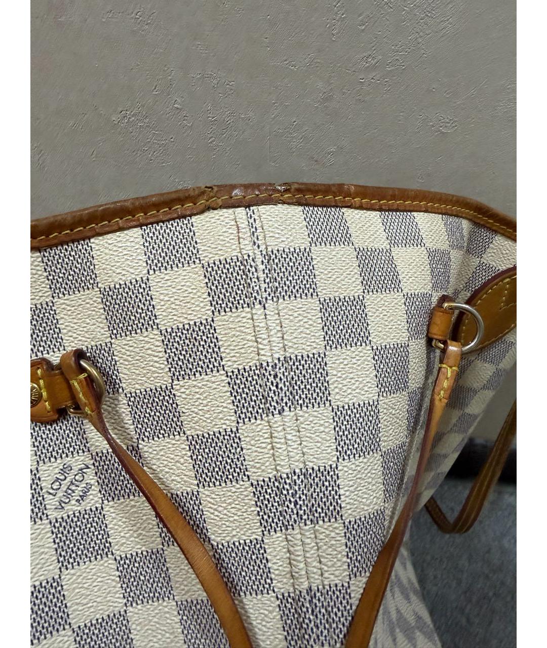 LOUIS VUITTON Белая сумка с короткими ручками, фото 5