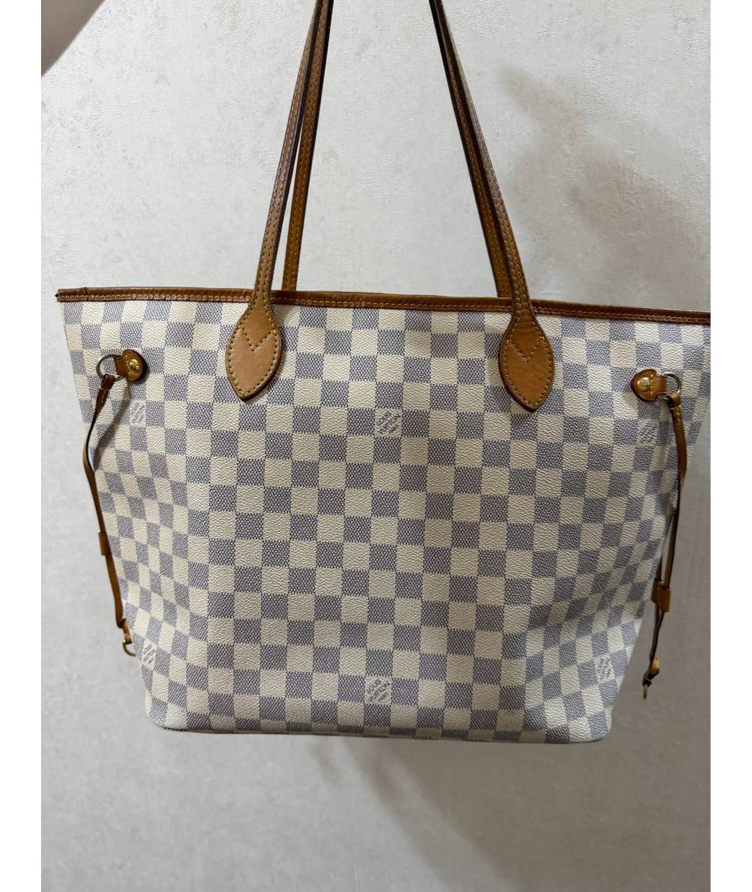 LOUIS VUITTON Белая сумка с короткими ручками, фото 9