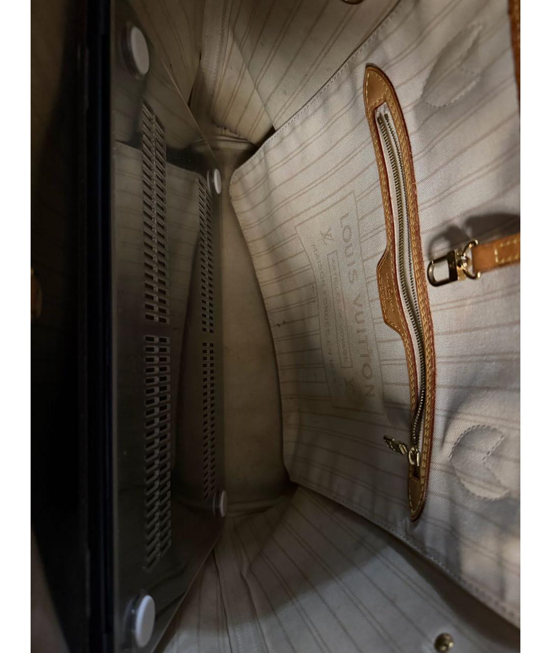 LOUIS VUITTON Белая сумка с короткими ручками, фото 2