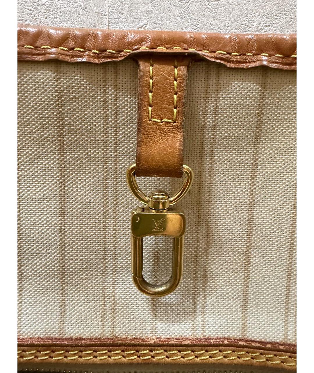 LOUIS VUITTON Белая сумка с короткими ручками, фото 3