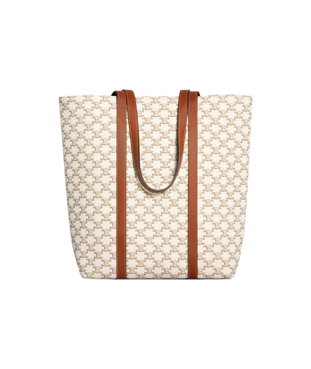 CELINE Бежевая сумка через плечо, фото 3