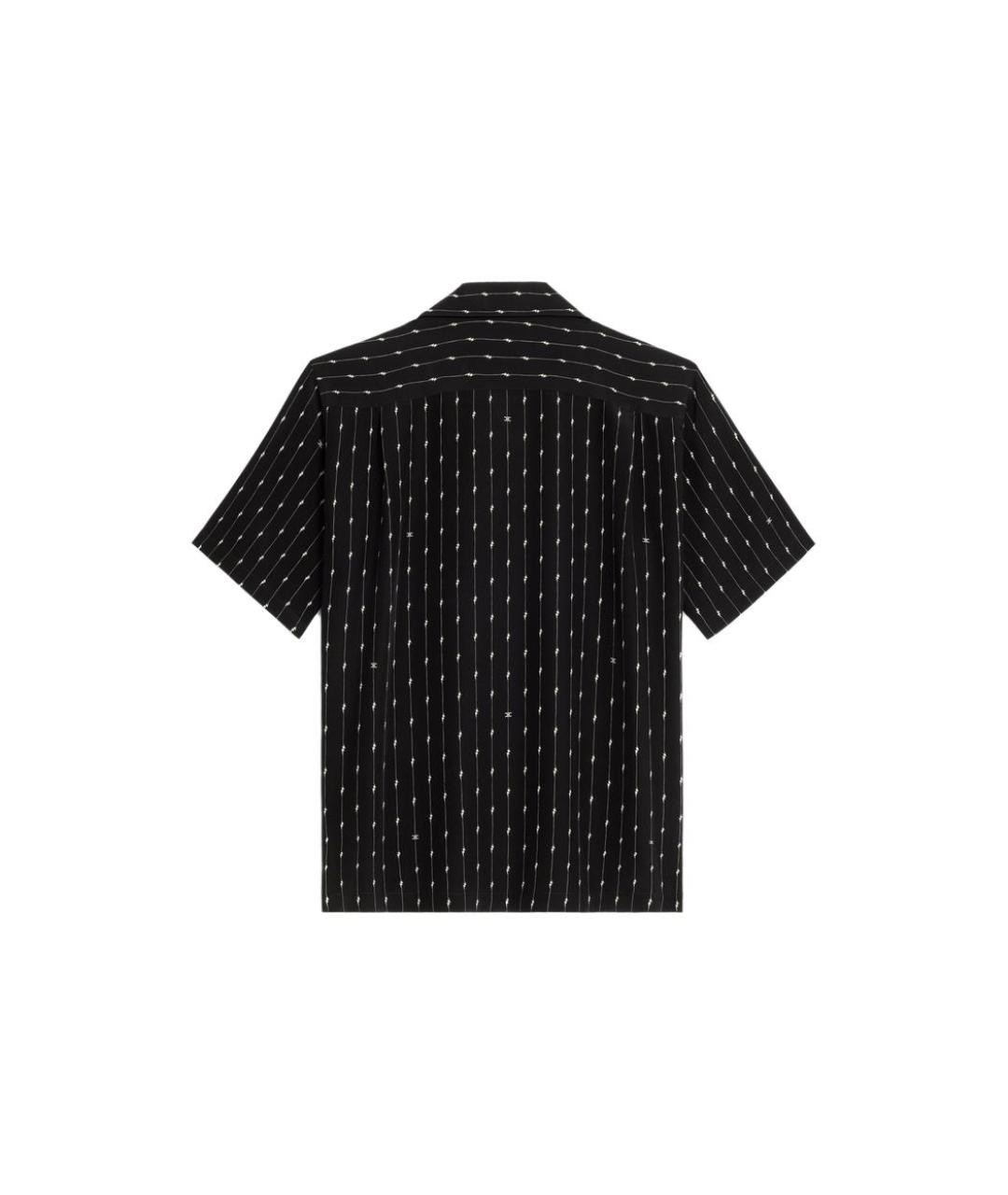 CELINE Черная шелковая классическая рубашка, фото 2