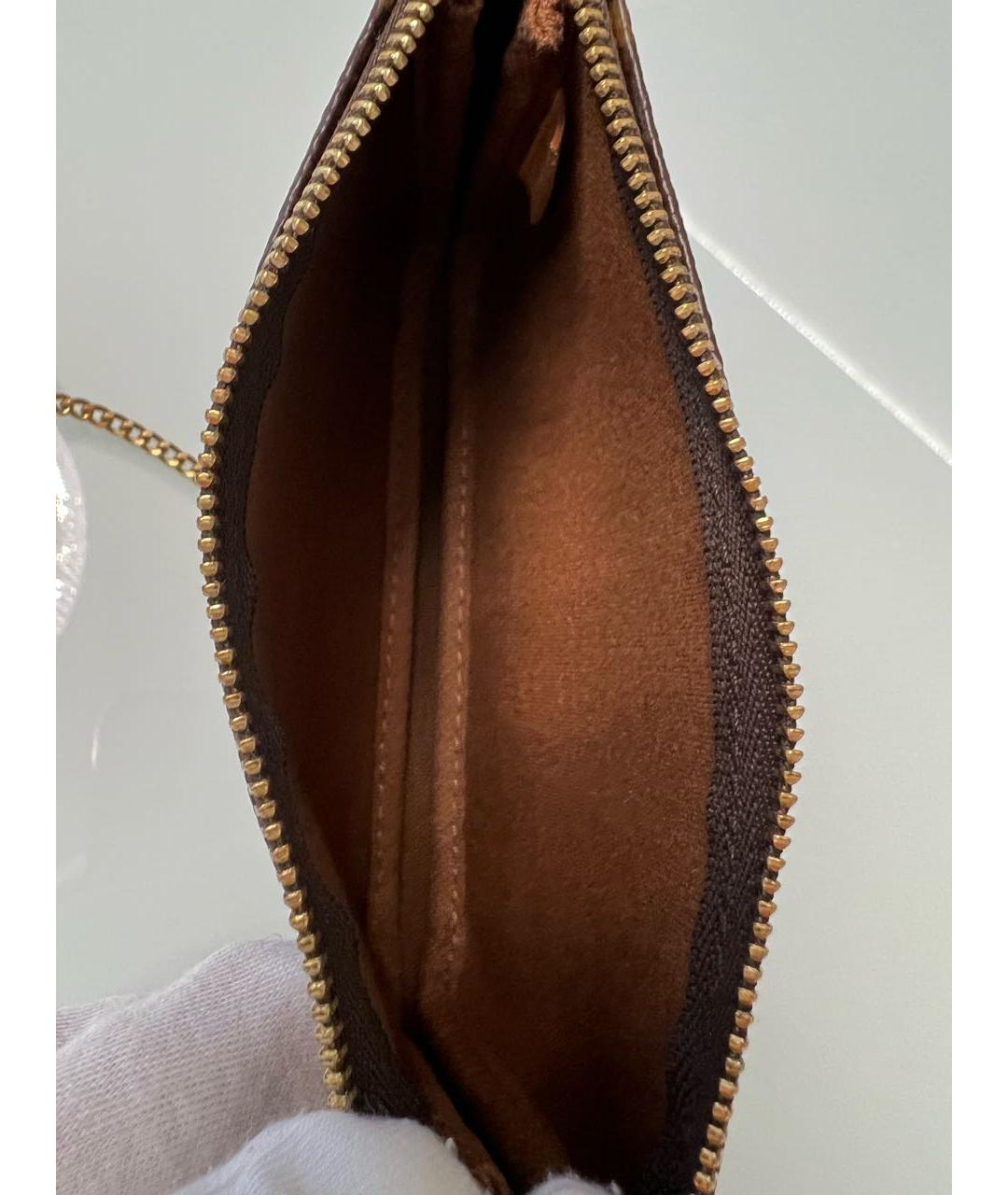 LOUIS VUITTON Коричневая сумка через плечо, фото 4