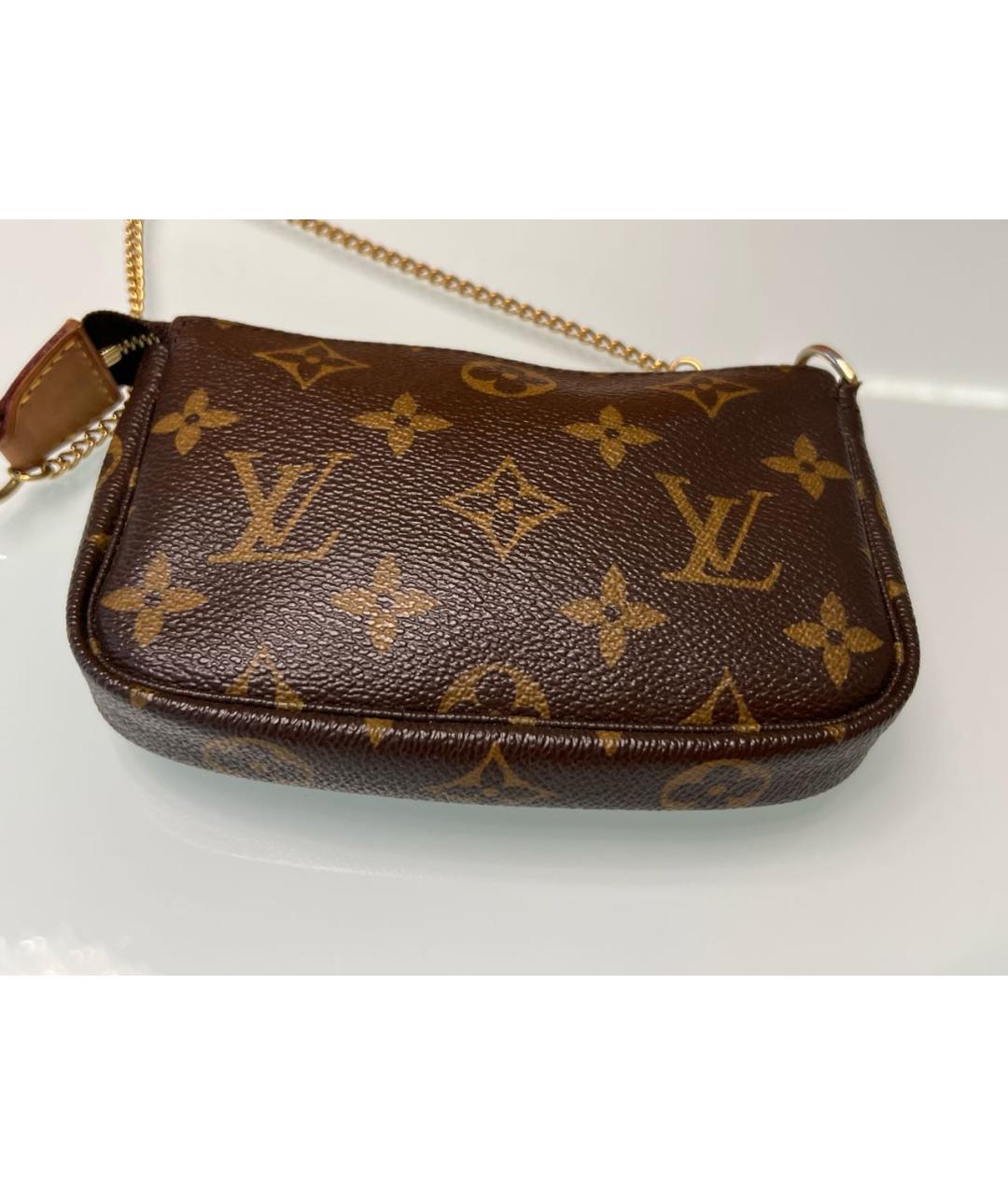 LOUIS VUITTON Коричневая сумка через плечо, фото 3