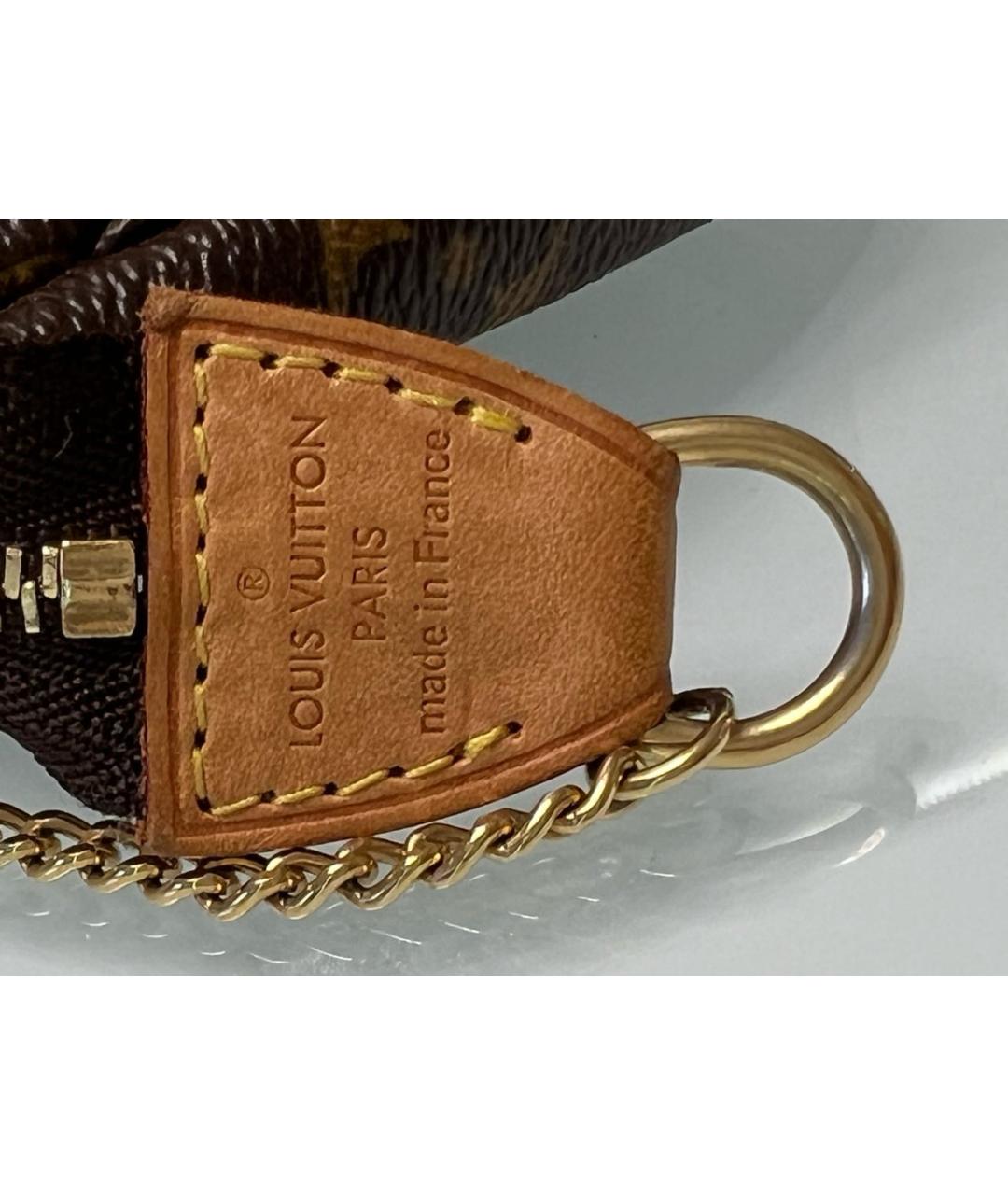 LOUIS VUITTON Коричневая сумка через плечо, фото 6