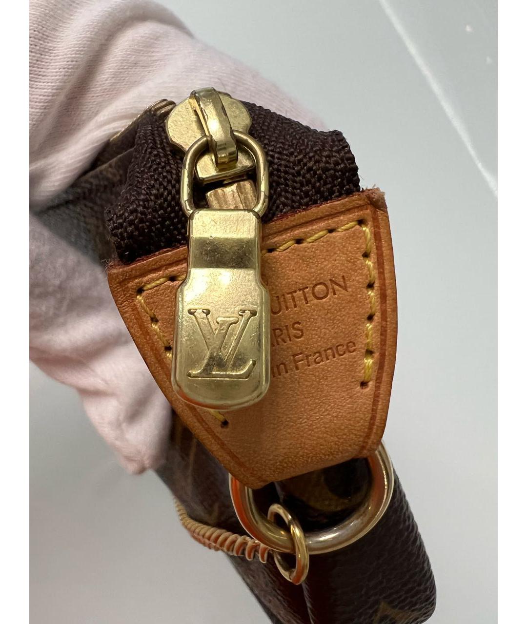 LOUIS VUITTON Коричневая сумка через плечо, фото 7