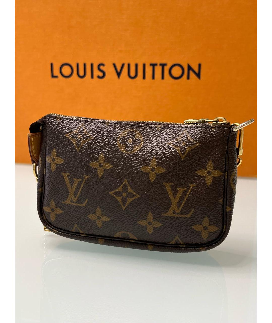 LOUIS VUITTON Коричневая сумка через плечо, фото 2
