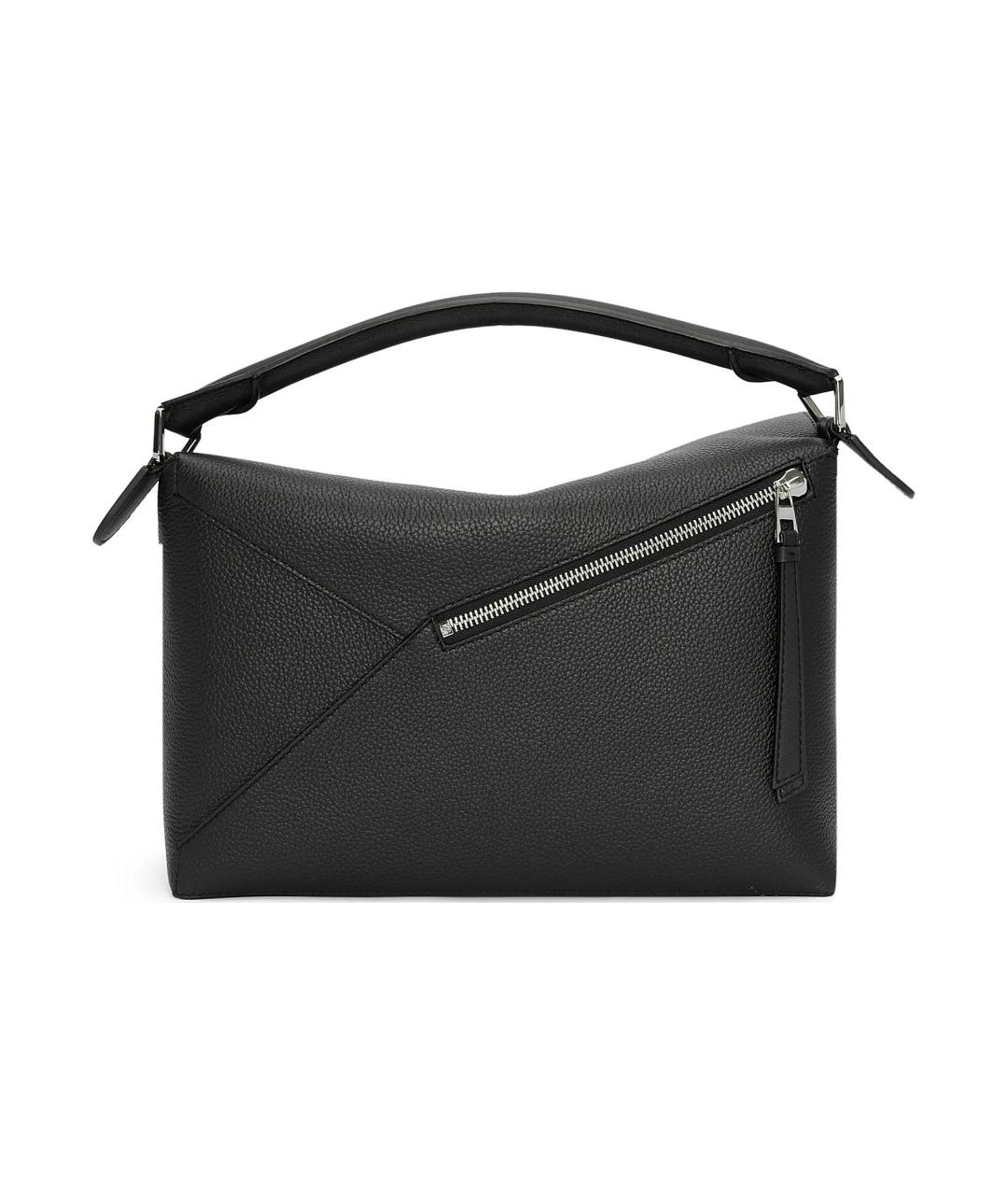LOEWE Черная кожаная сумка на плечо, фото 6