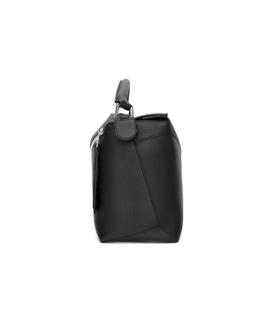 LOEWE Черная кожаная сумка на плечо, фото 5