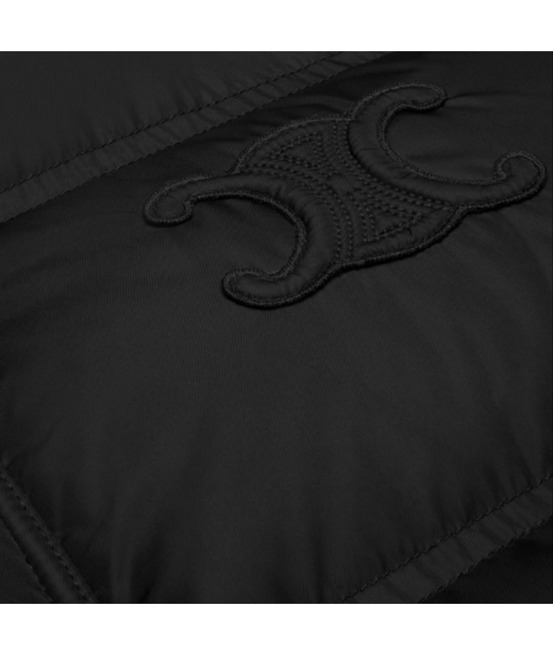 CELINE Черный пуховик, фото 4