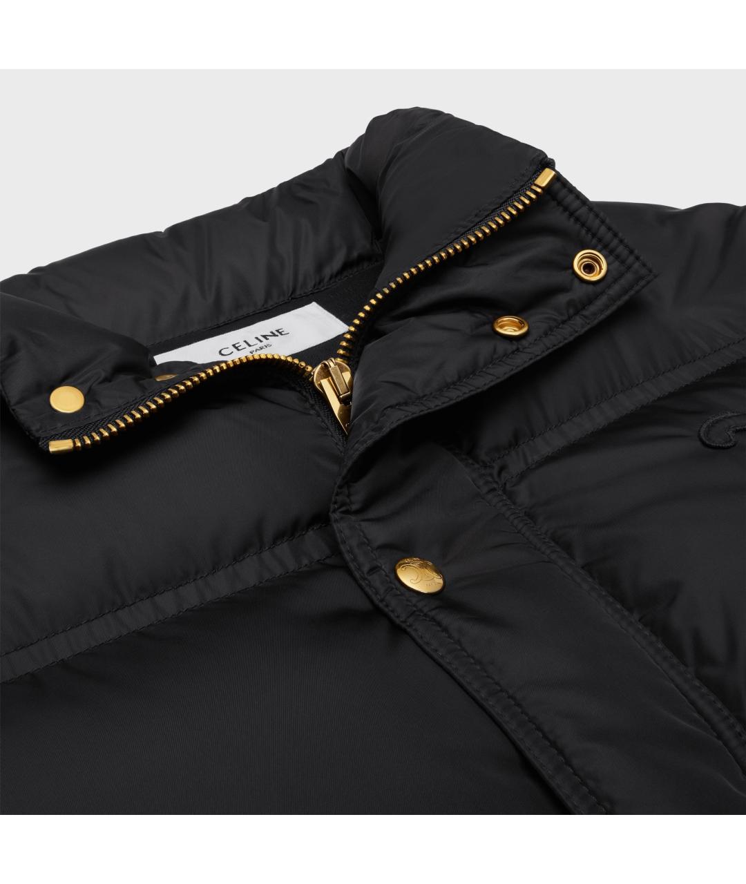 CELINE Черный пуховик, фото 3