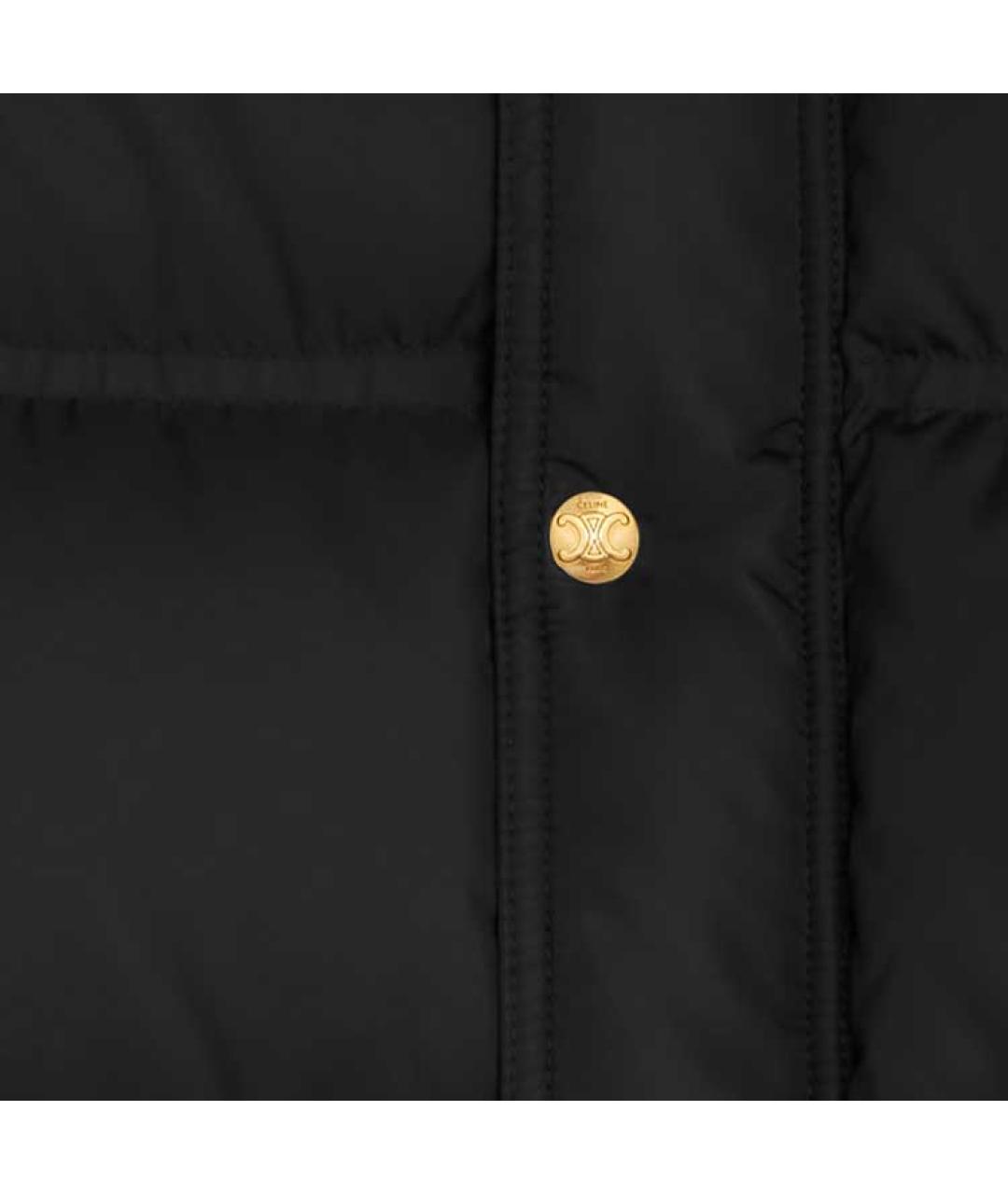 CELINE Черный пуховик, фото 6