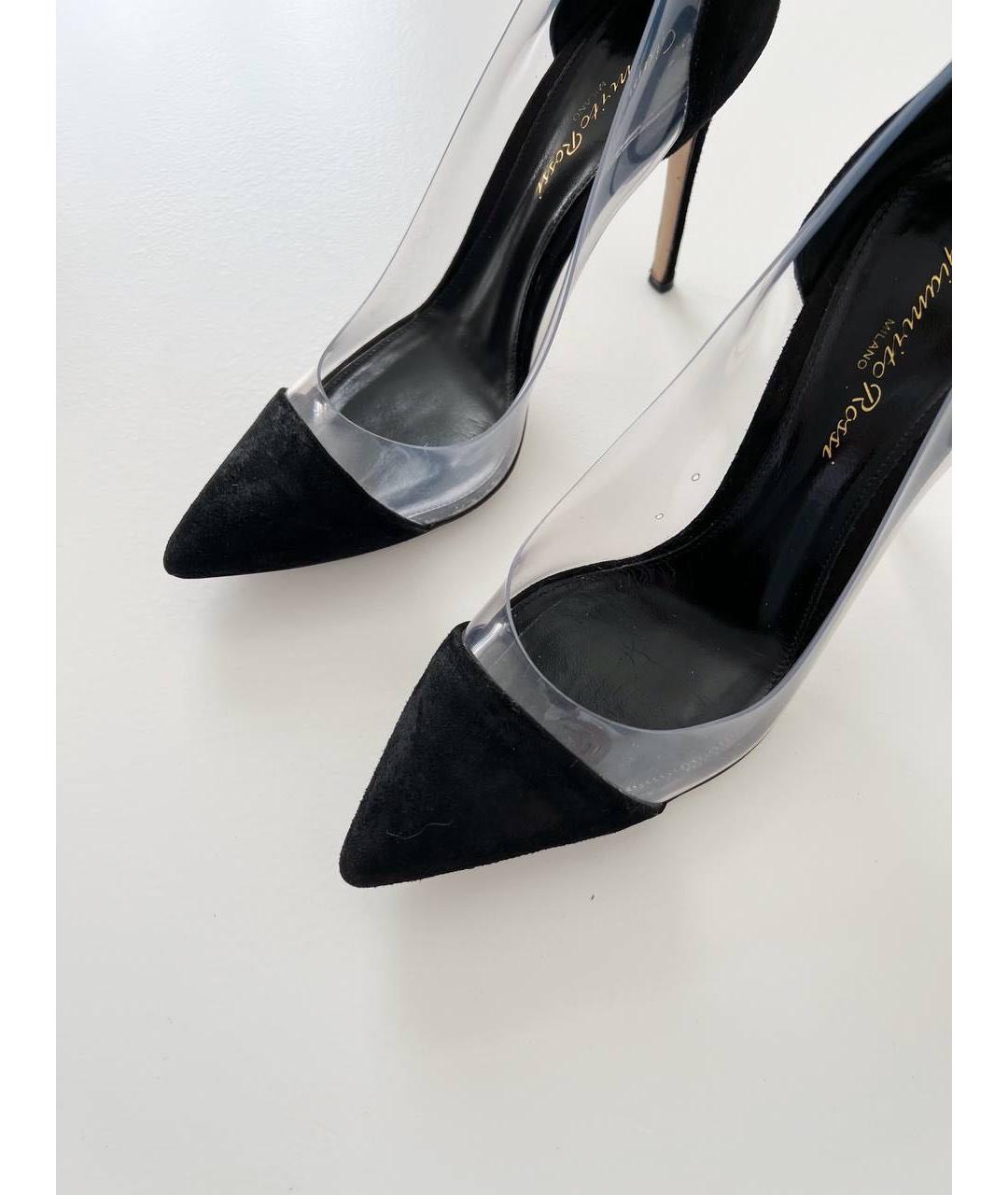 GIANVITO ROSSI Черные замшевые туфли, фото 7