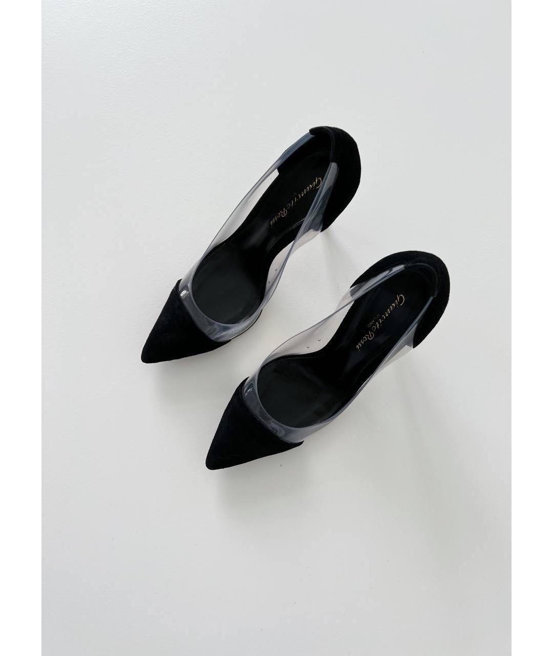 GIANVITO ROSSI Черные замшевые туфли, фото 3