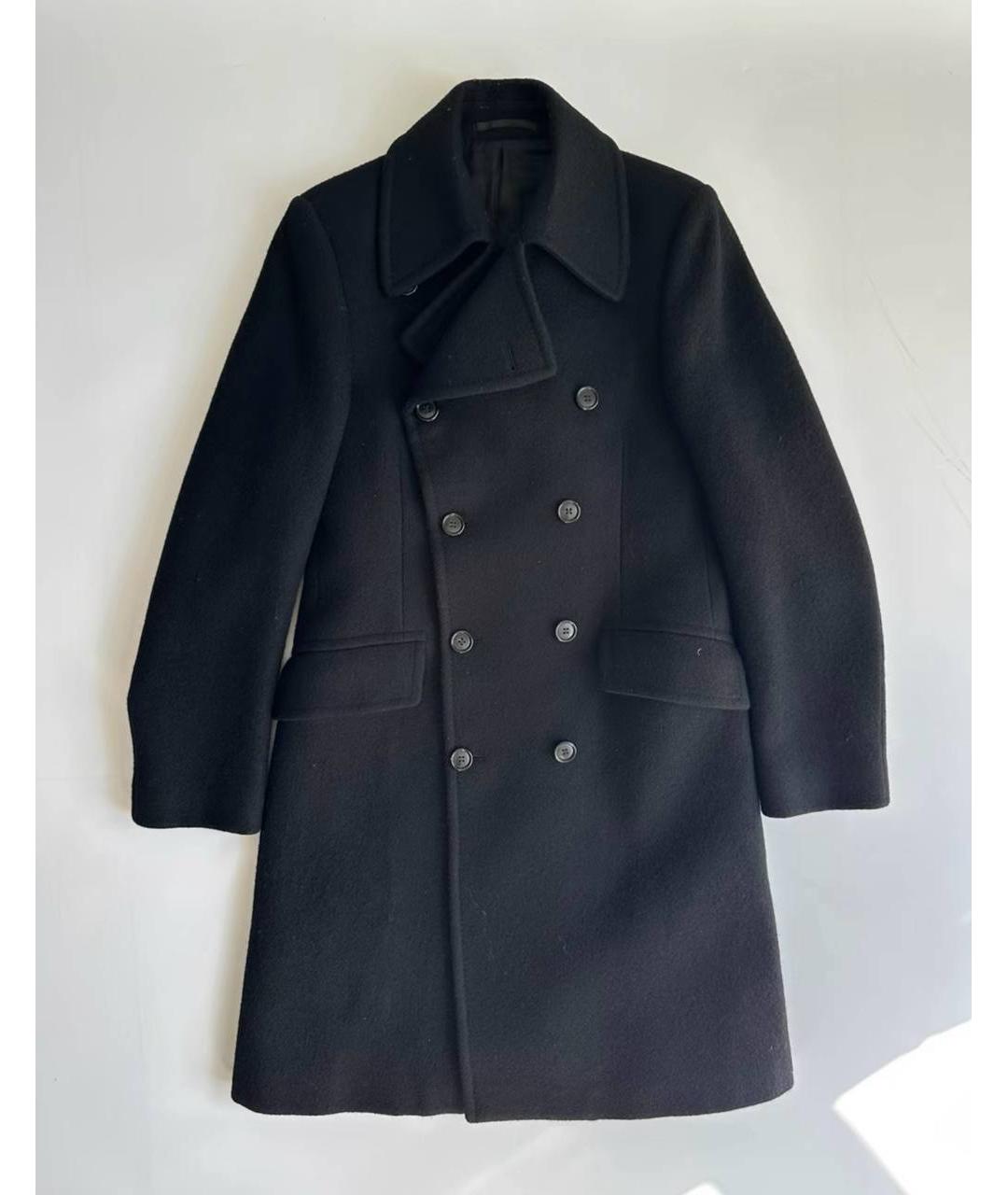 MIU MIU Черное шерстяное пальто, фото 5