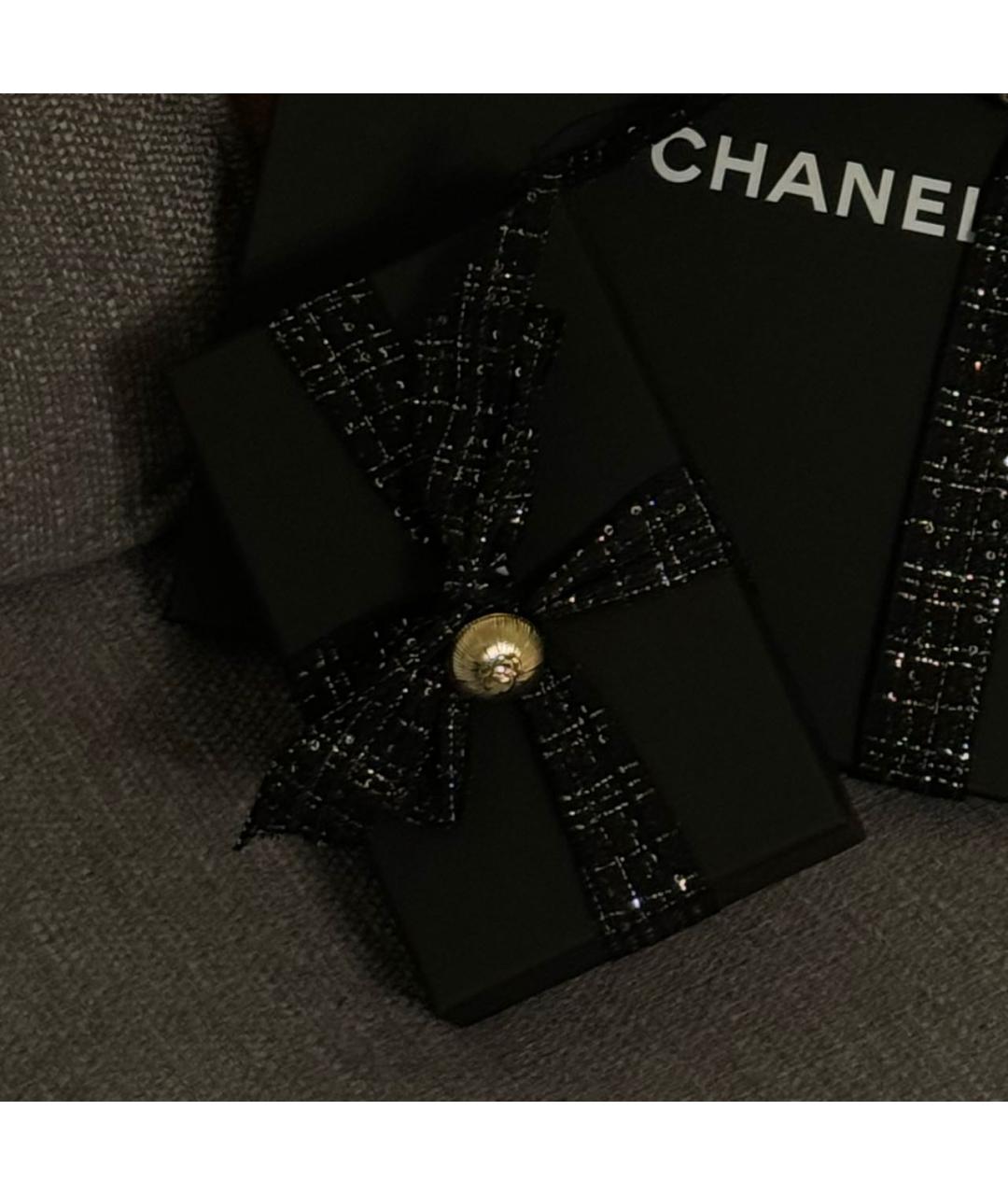 CHANEL Черный кожаный кардхолдер, фото 6