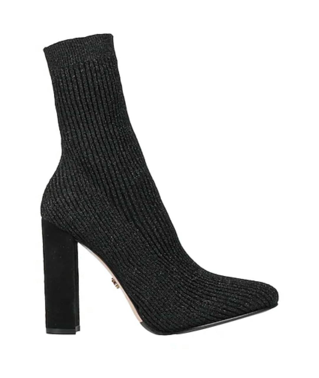 LE SILLA Черные текстильные ботильоны, фото 8