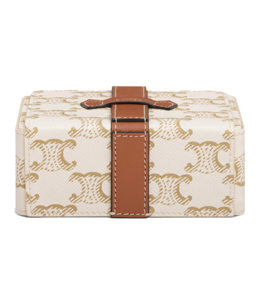 CELINE Бежевая косметичка, фото 3