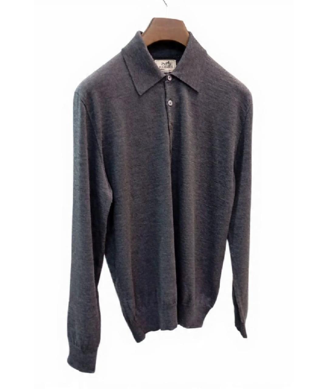 HERMES Бежевый кашемировый джемпер / свитер, фото 5