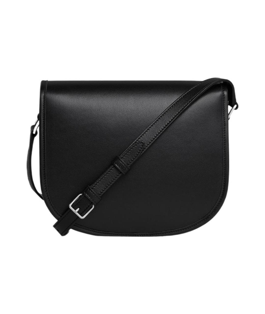 CELINE Черная кожаная сумка через плечо, фото 3