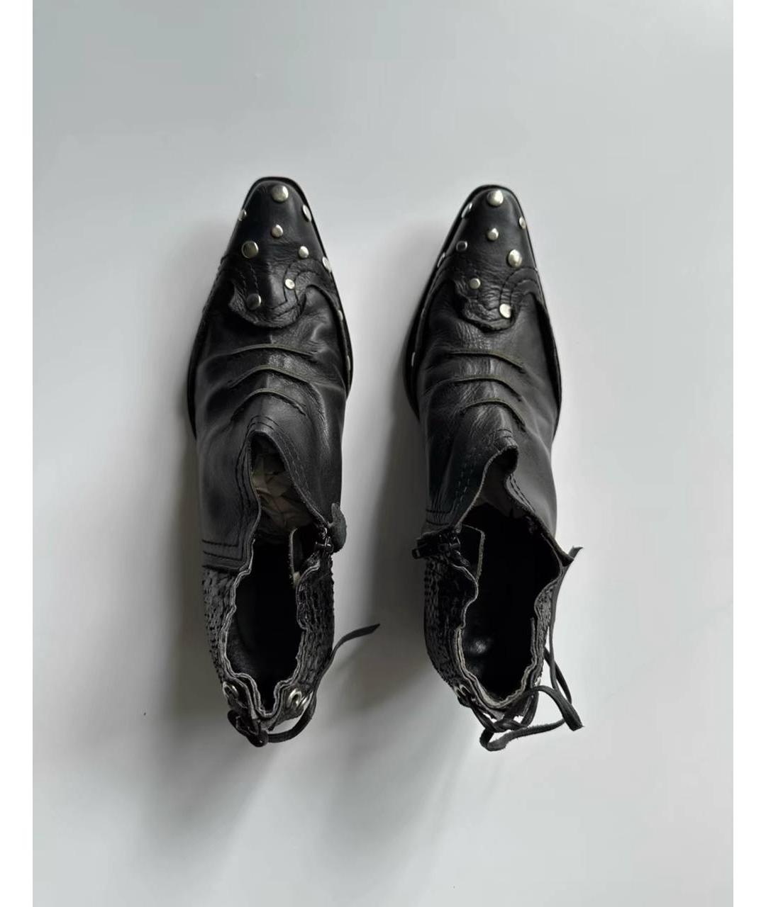 JUNYA WATANABE Черные кожаные брогги и оксфорды, фото 2