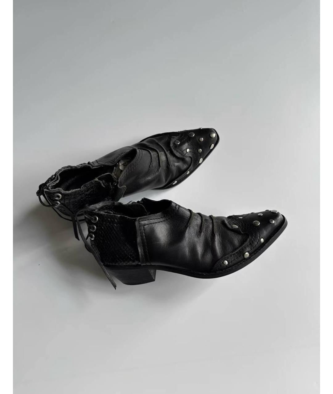 JUNYA WATANABE Черные кожаные брогги и оксфорды, фото 5