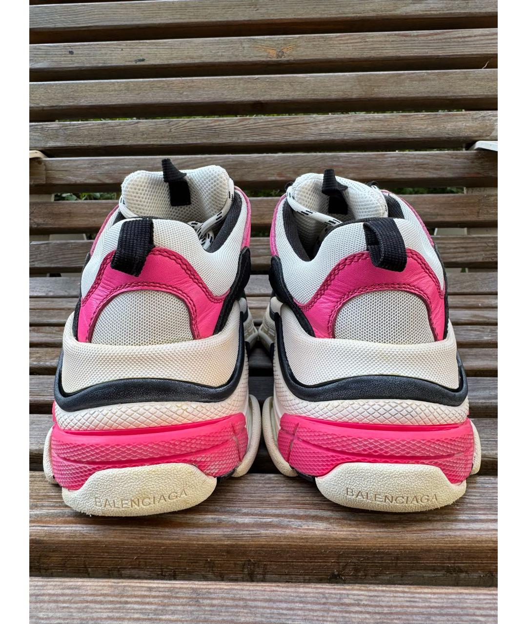 BALENCIAGA Мульти кожаные кроссовки, фото 4